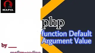 php function Default Argument Value