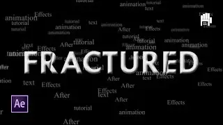 3D Fractured Text Animation After Effects Tutorial  [ हिंदी / ENG ]