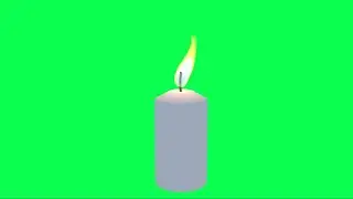 Candle Green Screen || VFX Effects Green Screen