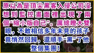 【情感故事】原以為是頂尖黑客入侵公司，沒想到監控畫面裡出現了兩個「縮小版自己」。厲總瞪大雙眼，不敢相信多年未見的孩子竟悄然回歸，還順手“黑”了他整個集團！#生活點滴#深夜心語#中年心事#情感故事
