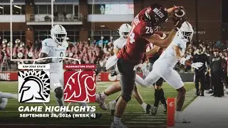 Washington State vs. San Jose State Highlights | 2024 Pac-12 Football