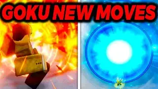 Goku New Moves Showcase In Roblox Realm Rampage