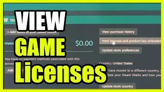 How to View your Game Licenses and Product Keys on STEAM (Steam Tutorial)