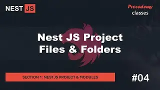 #04 Nest JS Project Files & Folders | Nest JS Project & Modules | A Complete Nest JS Course