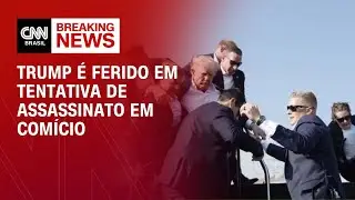 Breaking News: Trump é ferido em tentativa de assassinato em comício - 13/07/2024 | CNN BRASIL