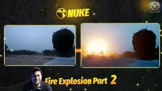 How to Compose Explosion in Nuke Class 2 | Live+ CG | Full Complete coursefor Nuke Comper|BYVFXFORGE