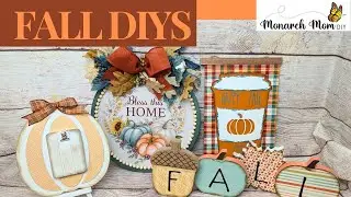 🍁NEW Fall DOLLAR TREE DIYS | Fall Home Decor on a Budget | Quick & Easy | Crafts anyone can make