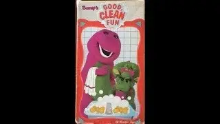 Barney's Good Clean Fun 2000 VHS