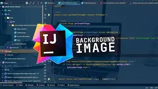 How to set  background image on IntelliJ Interface