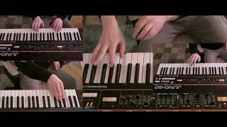 Roland JUNO-60 vs Arturia JUN-6V comparison (no talking)