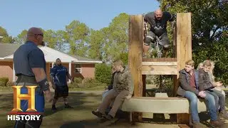 The Strongest Man in History: Carousel Lift Challenge | History
