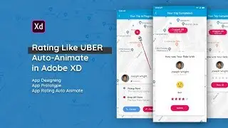 Rating Like UBER Auto-Animate in Adobe XD | Prototype | Tutorial | UIXTube