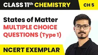 States of Matter - Multiple Choice Questions (Type 1) | Class 11 Chemistry Ch 5 (NCERT Exemplar)