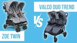 Zoe TwinV2 vs.Valco Duo Trend Double Stroller Comparison|Best Side by Side DoubleStrollers 2024/2025