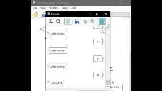 Tecq Mate | Flowgorithm | Flow chart for loop find highest number