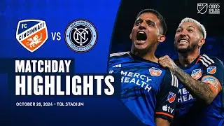 HIGHLIGHTS: FC Cincinnati vs New York City FC | October 28, 2024