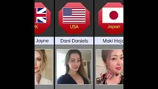 Prn actress from different countries Dani Daniels Leah Gotti Mia Khalifa Natasha Nice Sunny 