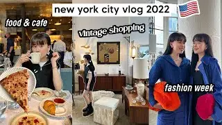 NYC Vlog: COS fall winter 2022 show, vintage shopping, food & cafe | Q2HAN