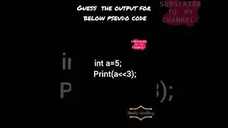 Pseudo Code |Placement Question | Basic Coding