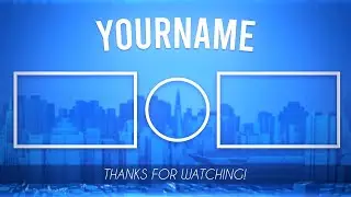 FREE YOUTUBE OUTRO SCREEN! (Photopea/Photoshop file) *No Download Required*