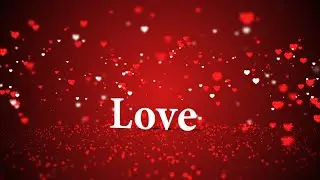 Heart particles background after effect tutorial | After effects heart particles