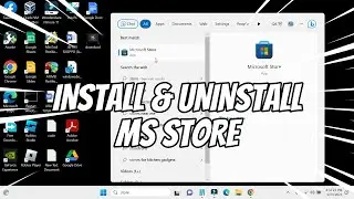 Cara Uninstall dan Install MICROSOFT STORE  di Windows 11