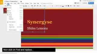 Find and replace text in Slides
