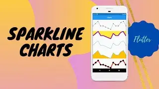 Flutter Sparkline Charts Sample UI | Flutter Tutorials Flutter Packages
