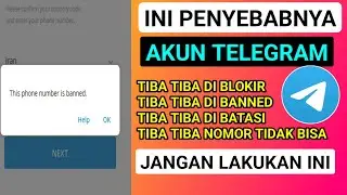 ini penyebab akun telegram di banned , jangan LAKUKAN INI