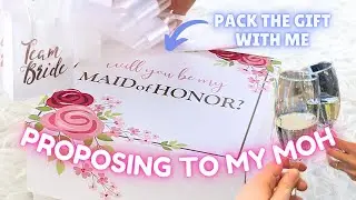 how I proposed to my maids of honor! 💕 gift idea for MOH 🥂