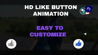 Like Button Animation and Subscribe Like button Green Screen and Alpha Template