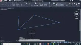 AutoCAD 2020 - Tutorial for Beginners [+General Overview] - Draw Line command EX-1 in Hindi