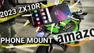 2023 ZX10R Best Phone Mount! Easy DIY