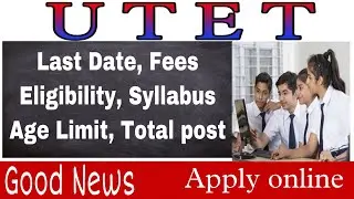 Uttrakhand Teacher Eligibility Test UTET Online Form 2021,UTET Online Form 2021