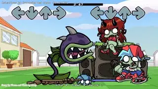 (GURGLE) The Chomper vs Boyfriend Gameplay (FNF PLANTS VS RAPPERS FANMADE)