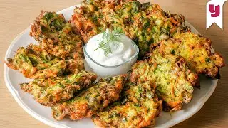 [Subtitled] Zucchini Hash Browns Recipe with all its Secrets - (Mücver) Easy Turkish Recipes