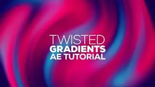 After Effects Tutorials - Twisted Gradient Backgrounds in After Effects - No Plugins