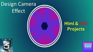 Html and CSS projects Design Camera  Animation Effect