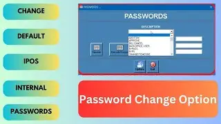 How to Change IPOS Internal Passwords || Mansoor Anwar || (Urdu)