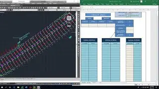 How to calculate straight Road levels by using Excel Sheets