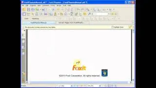 Foxit Phantom Organize and OCR Tutorial