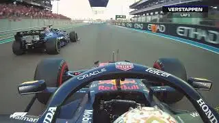 #F1 #AbuDhabi | Start of the race from the camera of Max Verstappen's car | Formula 1 | Formula one