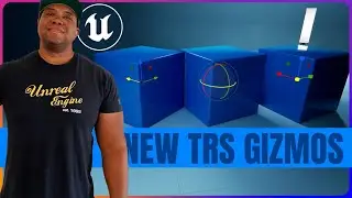 New TRS Gizmos in Unreal Engine 5.4 | Translate, Rotate, and Scale