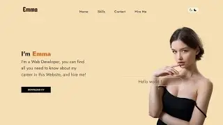 Modern Personal Portfolio Website HTML & CSS