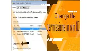 how to give admin permissions to a file | file opening error in windows 10 fixed | change permission