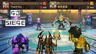 G3 SIEGE : Thánh Địa / 殺戮薑薑 - This Light Gladiatrix is ACTUALLY STRONG!! - Summoners War