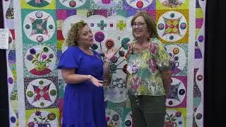 Meet Julie Hannah and her quilt TEA PARTY - First Time Entrant!