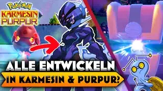 Alle NEUEN Pokemon ENTWICKELN in Karmesin und Purpur