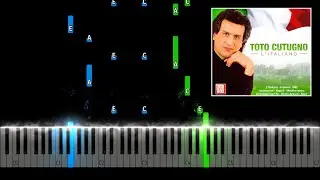 Toto Cutugno - L'Italiano Piano Tutorial