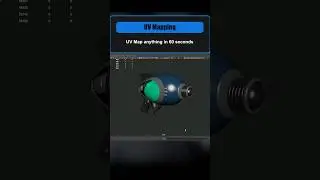 UV Map Anything in 60 Seconds with Maya #3dmodeling #autodeskmaya #3dart